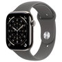Apple Watch Series 11 42 mm GPS + Cellular - Titanio natural y Correa deportiva gris piedra S/M