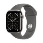 Apple Watch Series 11 42 mm GPS + Cellular - Titanio natural y Correa deportiva gris piedra S/M