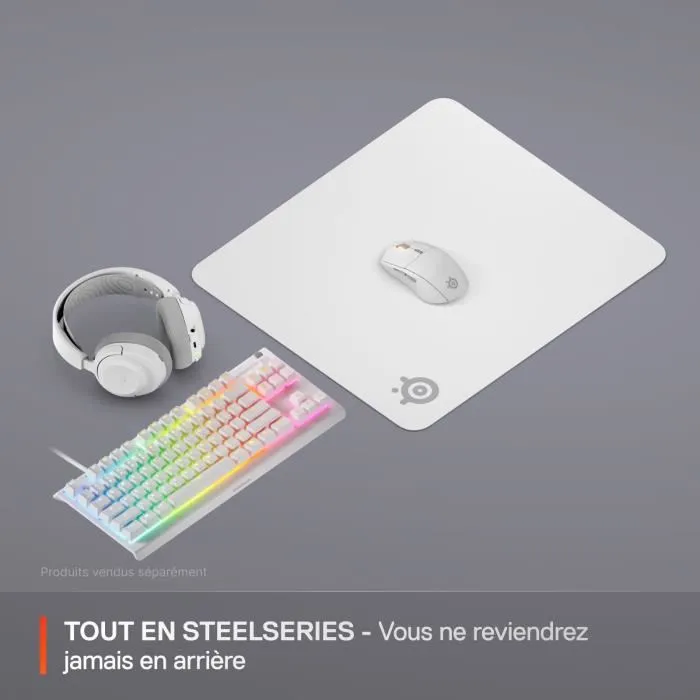 Steelseries Alfombrilla de Ratón para Juegos QcK L Blanco STE5707119066655 Steelseries Alfombrilla de Ratón para Juegos QcK L Blanco STE5707119066655