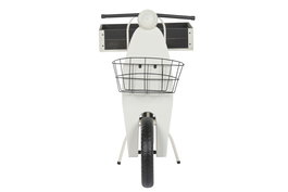 DKD Home Decor Expositor Terraza y Jardín Crema Negro Metal 46 x 75 x 111 cm