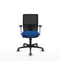 PIQUERAS Y CRESPO Silla de oficina Yunquera con mecanismo Sincro/Traslack Azul y Negro
