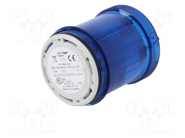 AUER SIGNAL Módulo de automatización señalizador luminoso azul LED 24VDC
