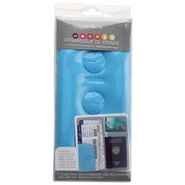 Jet Lag Portadocumentos De Viaje con 5 Bolsillos 10.5x22 cm PVC Colores Surtidos