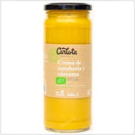 CARLOTA ORGANIC Crema de Zanahoria y Cúrcuma Eco Vegana 450Gr