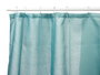 Berilo Cortina de Baño de Poliéster, Patrón de Puntos Verde y Azul, Medidas 180 x 180 cm (Set de 12)