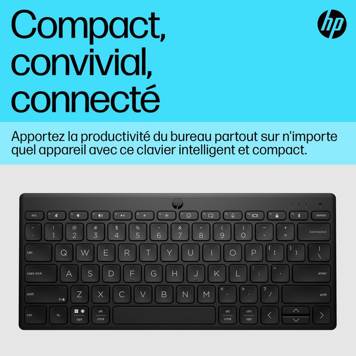HP 350 Compact Multi-Device Bluetooth Keyboard