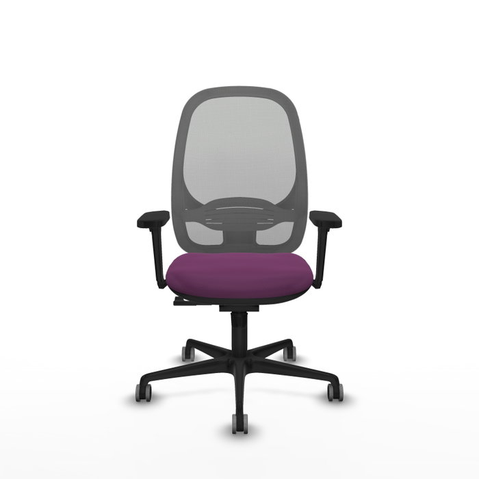 PIQUERAS Y CRESPO Silla de oficina Cilanco con mecanismo Sincro, Morado y Gris PIQUERAS Y CRESPO Silla de oficina Cilanco con mecanismo Sincro, Morado y Gris