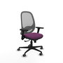 PIQUERAS Y CRESPO Silla de oficina Cilanco con mecanismo Sincro, Morado y Gris