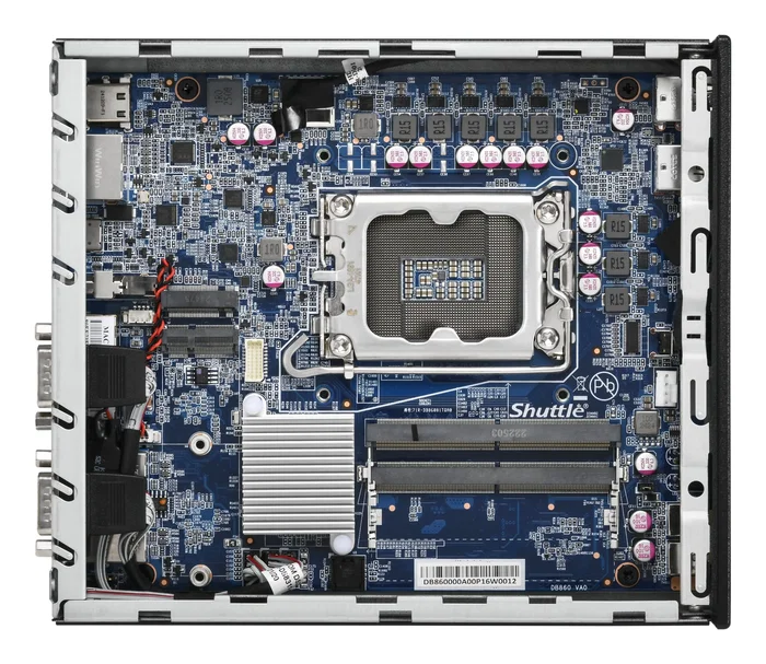 Shuttle DB860 Mini PC barebone Intel B860 Negro Shuttle DB860 Mini PC barebone Intel B860 Negro
