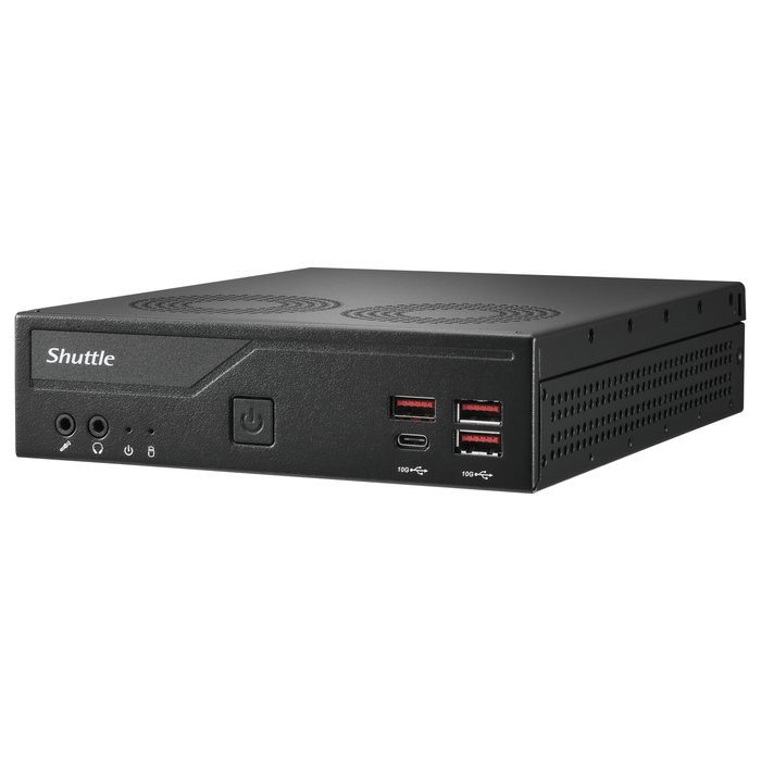 Shuttle DB860 Mini PC barebone Intel B860 LGA 1851 DDR5 Negro