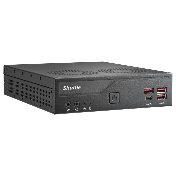 Shuttle DB860 Mini PC barebone Intel B860 LGA 1851 DDR5 Negro