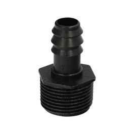 ABRISA Unión Rosca Macho 3/4 pulgada a Toma 16 mm para Riego (100 uds)