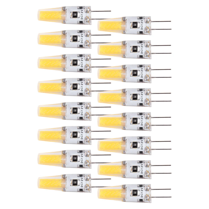 Pack 16 Bombillas LED G4 3W 252Lm 3000K 12V AC/DC Pack 16 Bombillas LED G4 3W 252Lm 3000K 12V AC/DC