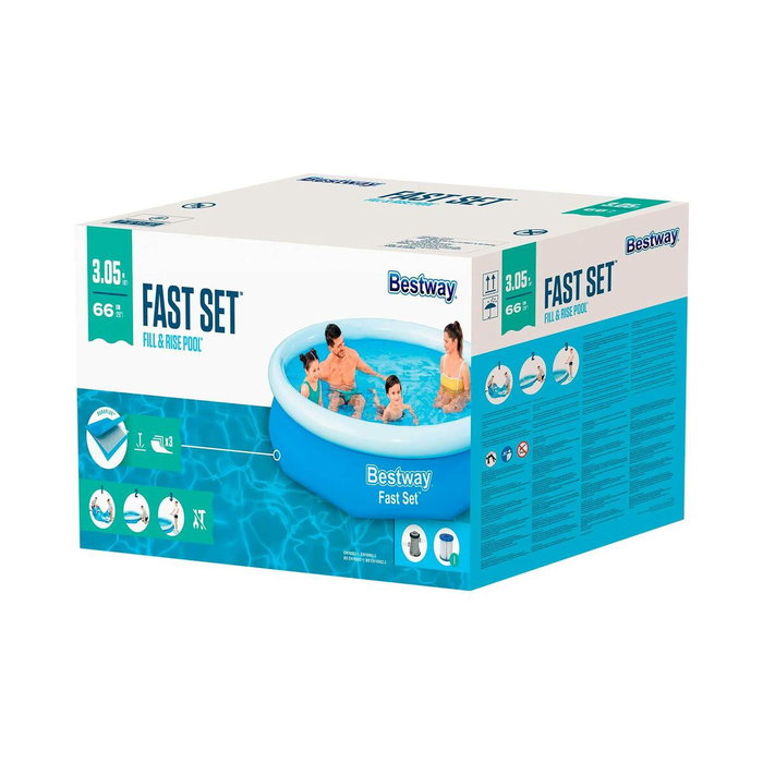 Bestway Piscina Hinchable Adulto Aro con Depurador 305x66 cm