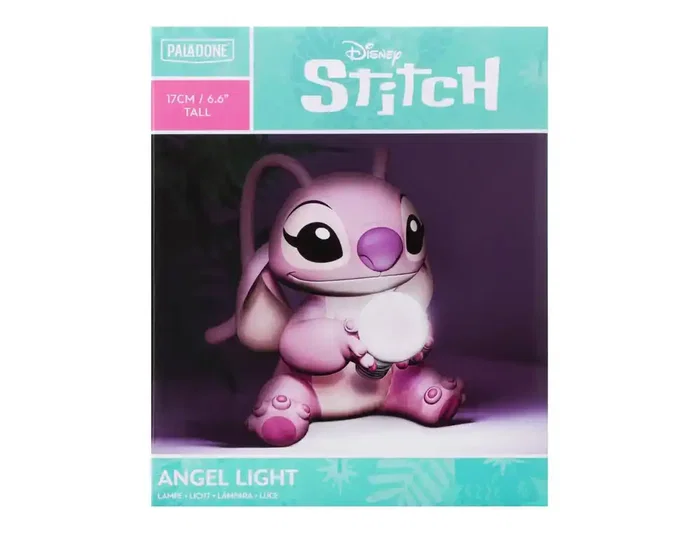 Paladone Lámpara Disney Angel Light con Bombrilla, Funciona con 2x Pilas AA