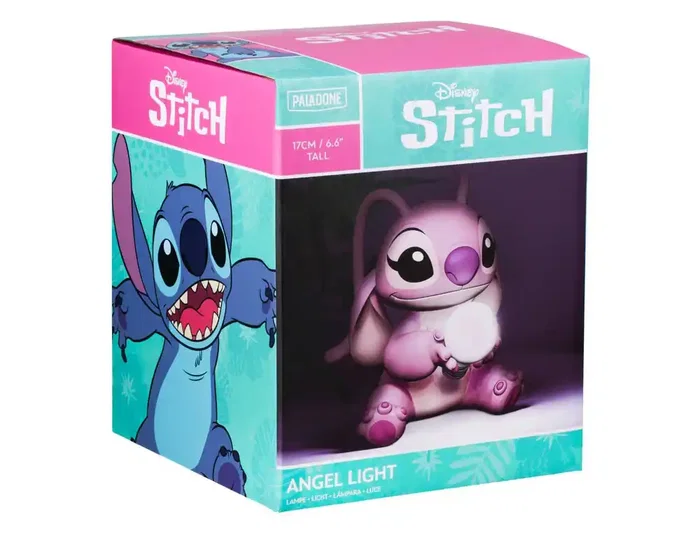 Paladone Lámpara Disney Angel Light con Bombrilla, Funciona con 2x Pilas AA