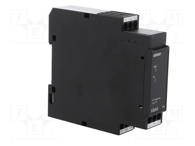OMRON K8AK-PH Relé de monitorización de tensión trifásica DPDT