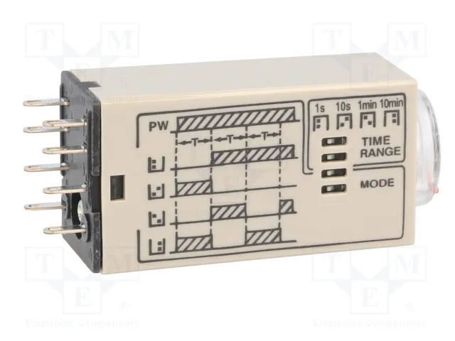 OMRON H3YN-2-24AC Relé de tiempo 24VAC DPDT