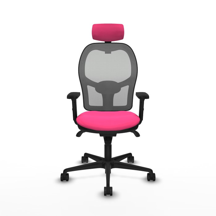 PIQUERAS Y CRESPO Silla de oficina Jorquera Rosa y Gris PIQUERAS Y CRESPO Silla de oficina Jorquera Rosa y Gris