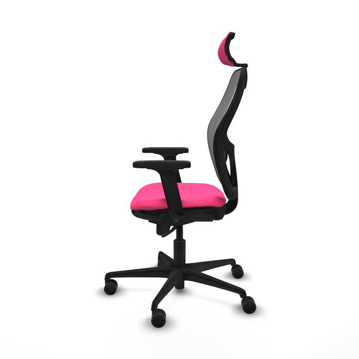 PIQUERAS Y CRESPO Silla de oficina Jorquera Rosa y Gris PIQUERAS Y CRESPO Silla de oficina Jorquera Rosa y Gris