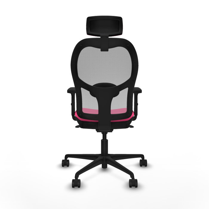 PIQUERAS Y CRESPO Silla de oficina Jorquera Rosa y Gris PIQUERAS Y CRESPO Silla de oficina Jorquera Rosa y Gris