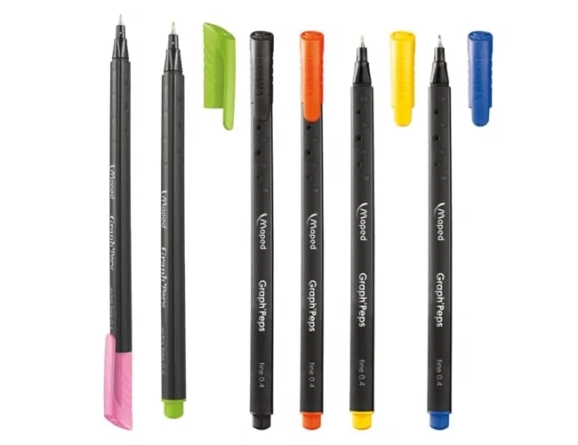 Maped Graph Peps Fine Liner Estuche de 10 Colores Surtidos