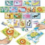 Educa Battle Jr Animales 16 Puzzles de 9 Piezas Cada Uno