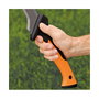 Fiskars Machete Axt Solid, Machete Hacha, Acero Inoxidable, Mango Ergonómico Naranja, Incluye Funda, Longitud 460 mm