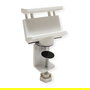 VALUE 19.99.3231 Abrazadera de Escritorio Giratoria 360 para Regleta, Soporte Pasivo con Gestión de Cables, Blanco, 100 x 172 x 61 mm