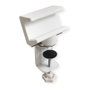 VALUE Soporte de abrazadera giratorio de 360 grados para regletas de enchufes, blanco