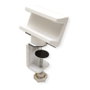 VALUE Soporte de abrazadera giratorio de 360 grados para regletas de enchufes, blanco
