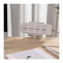 VALUE Soporte de abrazadera giratorio de 360 grados para regletas de enchufes, blanco