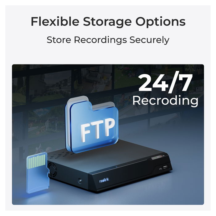 Reolink W437 Cámara de Seguridad IP WiFi Exterior 4K Interior y Exterior Inalámbrica y Cableada Google Assistant