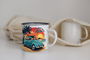 Privilege Mug Esmaltada Blanca Car 350 ml (10.3 cm x 8.9 cm x 7.9 cm) (24 Unidades)