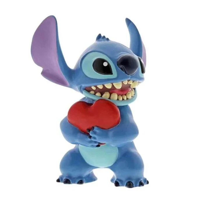 Enesco Figurilla Disney Tradition Stitch Heart - Licencia Oficial Lilo & Stitch
