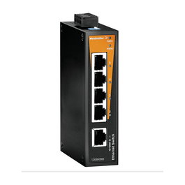 Weidmüller IE-SW-BL05-5TX Switch de Red 5 Puertos Fast Ethernet 10/100 No Administrado, Metal, IP30, para Red Industrial