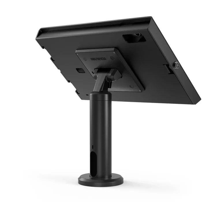 Compulocks Apex Rise Base Inclinado de Metal Negro para Escritorio - Soporte para iPad de 10.9 Pulgadas (10ma Generación, Modelo A2777) y iPad 11" (2025, Modelo A3355/A3356)