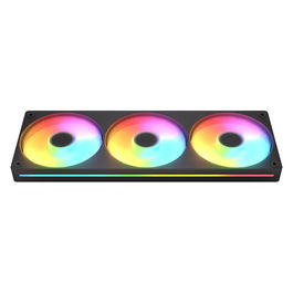 Cougar Unity360-FB Forward Ventilador 360mm/12cm Triple Pack ARGB PWM Negro - 3 Ventiladores de Carcasa con Iluminación LED, 700-2500 RPM, 78.2 CFM, Rodamiento FDB