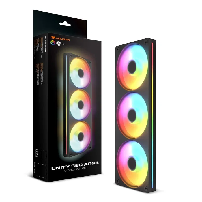 Cougar CF-UN360FB-RGB Unity360-FB ARGB PWM Negro