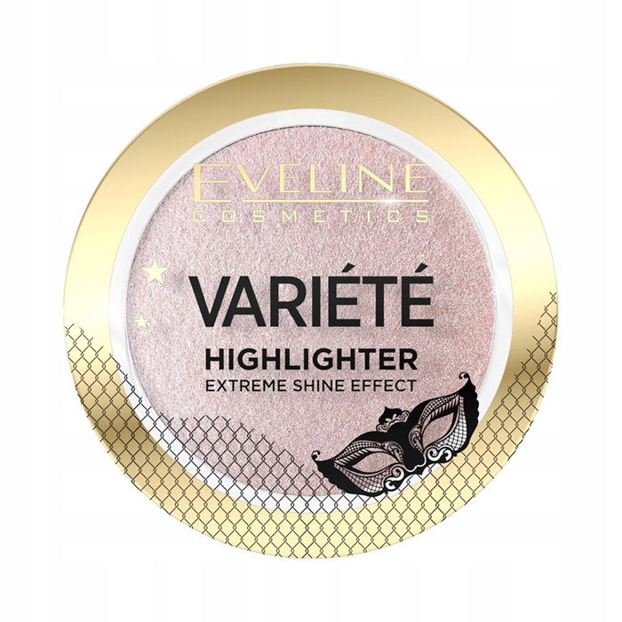 Variete, Iluminador, Compacto de rubor e iluminador, 01, 1 tono, 5 g Variete, Iluminador, Compacto de rubor e iluminador, 01, 1 tono, 5 g