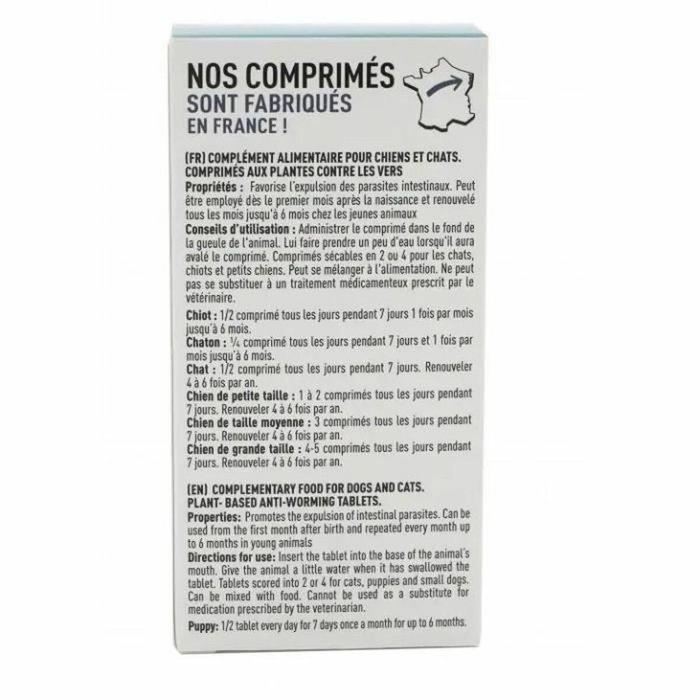 Vetocanis Tabletas contra gusanos para perros y gatos, 30 unidades Vetocanis Tabletas contra gusanos para perros y gatos, 30 unidades