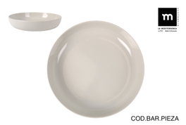 La Mediterranea Bol Nordic Ivory Brillo 23cm, Pack de 6 unidades