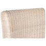 DKD Home Decor Silla de Mimbre y Mango con Cojín Blanco