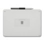 Wacom One S Pen Tablet Intuos Medium, Área de trabajo 216 x 135 mm, 4096 niveles de presión, Bluetooth 5.1, USB-C, compatible con Windows, macOS, Android y ChromeOS - Gris y Blanco
