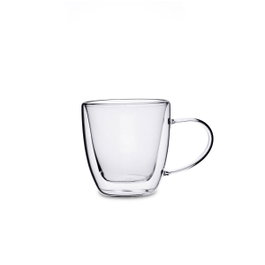 Quid Taza Doble Pared Vidrio Serenia 15 cL Transparente