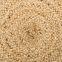 Ixia Alfombra Natural de Yute Decoración 200 x 200 x 1 cm