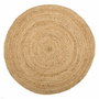 Ixia Alfombra Natural de Yute Decoración 200 x 200 x 1 cm