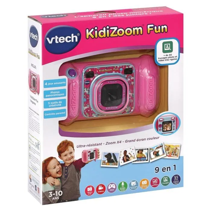 Vtech VT3417765489556 Kidizoom Fun Rose - Idioma francés