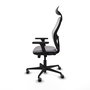 PIQUERAS Y CRESPO Silla de oficina Jorquera Gris/Blanco con Mecanismo Sincro/Traslack
