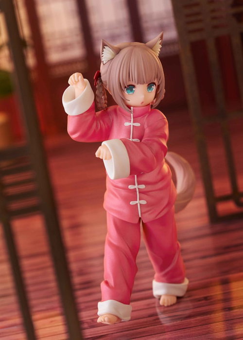 My Cat Is a Kawaii Girl Estatua Palette Dress-Up Collection Kinako Nyang fu Ver. 15 cm